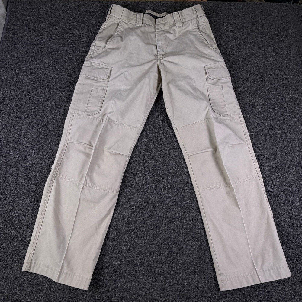Elbeco Pants Mens 34R ADU RipStop Tan Tactical Cargo 20486 EUC